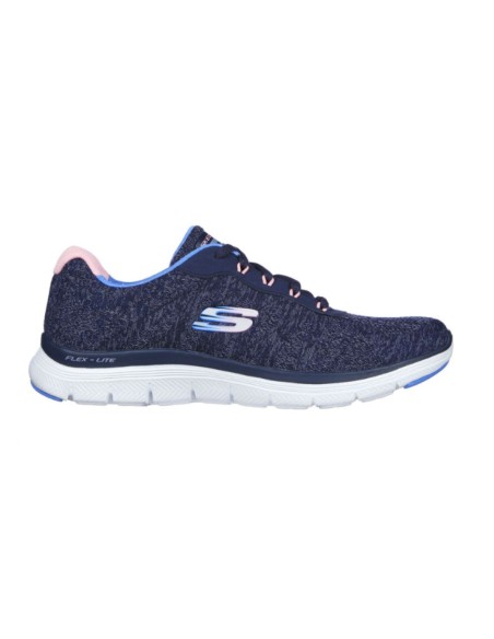 Zapatilla Skechers Mujer Flex Appeal 4.0 Fresh Marino