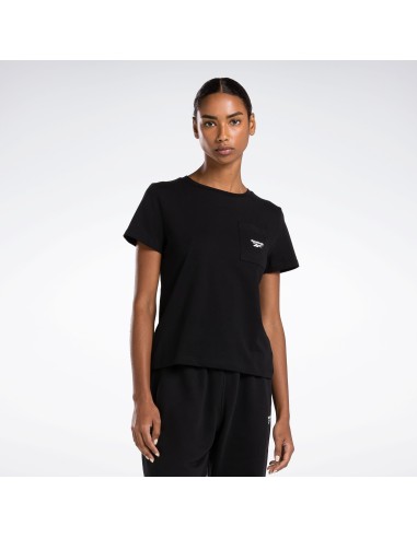 Camiseta Reebok Mujer Identity Negra