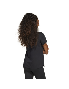 Camiseta Adidas Niña Sportswear Negra 2