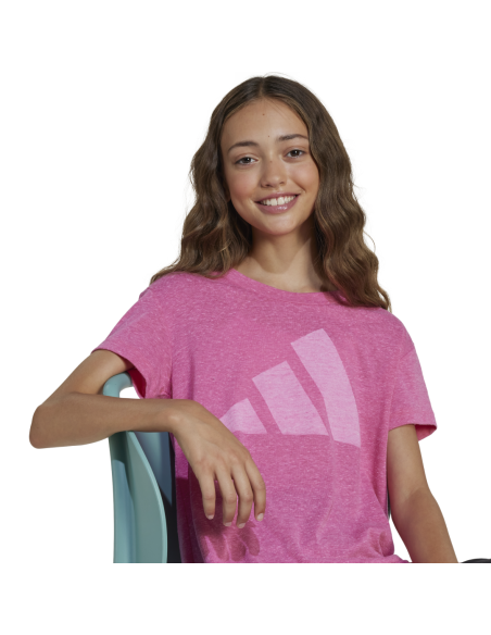 Camiseta Adidas Niña Sportswear Rosa
