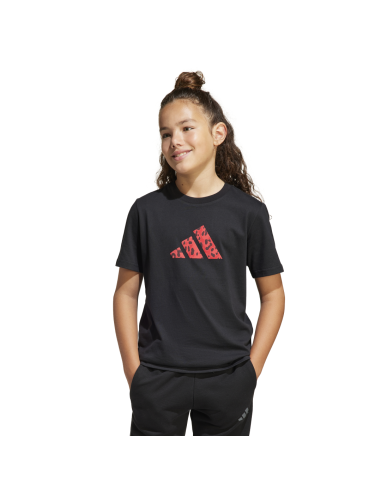 Camiseta Adidas Niña Sportswear Negra