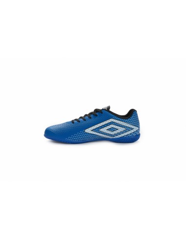 Zapatilla de Futbol Sala Umbro Aurora II IC - Junior - Classic Blue / White / Black / Silver