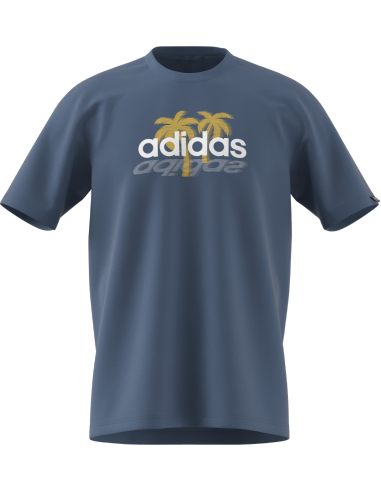 Camiseta Adidas Hombre Reflection Azul