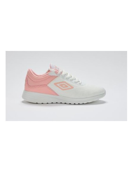 Zapatilla Umbro Mayford - Junior - White / Candy Pink