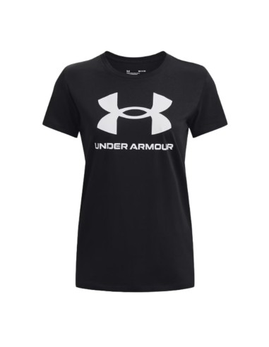 Camiseta Under Armour Mujer Rival Logo Negra