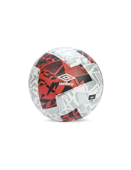 Balón de Fútbol Sala Umbro Neo Futsal Swerve White / Fire Whirl / Black / Silver / Gold