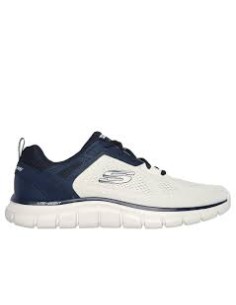 Zapatilla Skechers Hombre Track - Broader Blanca