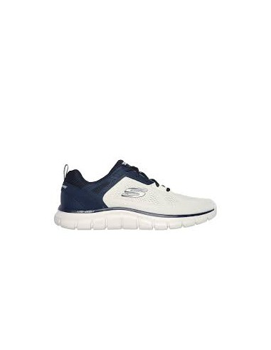 Zapatilla Skechers Hombre Track - Broader Blanca