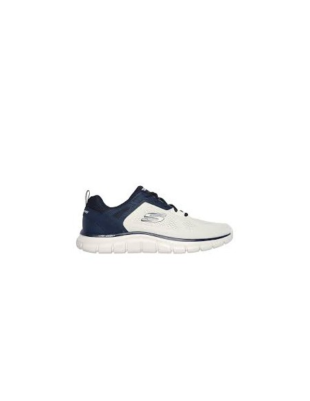 Zapatilla Skechers Hombre Track - Broader Blanca