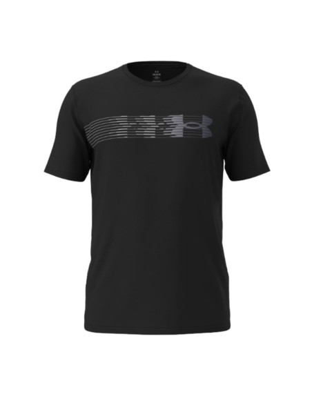 Camiseta Under Armour Hombre Fly In Logo Negra