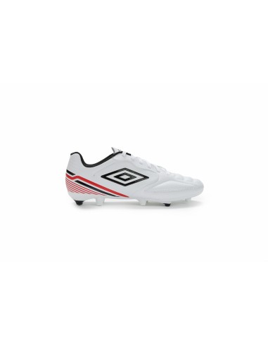 Bota de Fútbol Umbro Classico XIII FG White / Fire Whirl