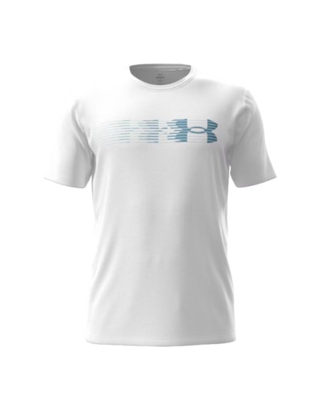 Camiseta Under Armour Hombre Fly In Logo Blanca