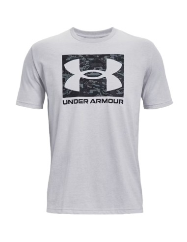 Camiseta Under Armour Hombre ABC Camo Boxed Logo Gris