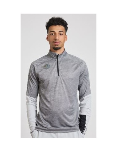 Sudadera Umbro Pro Training Half Zip Top Harbor Mist / Black