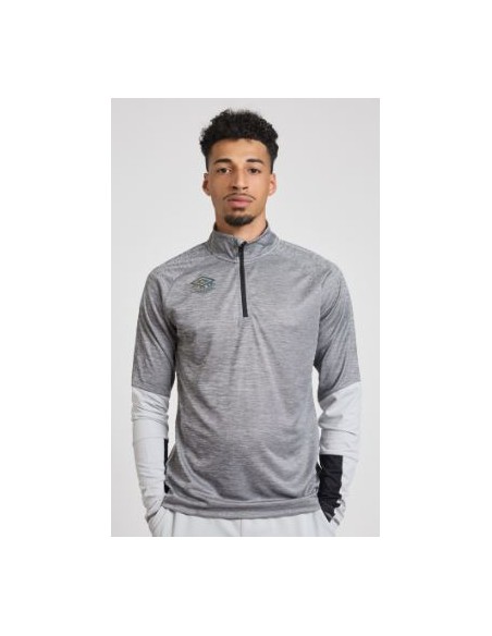 Sudadera Umbro Pro Training Half Zip Top Harbor Mist / Black