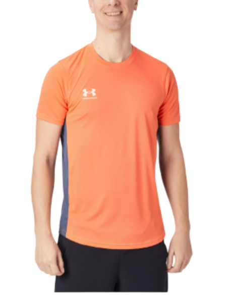 Camiseta Under Armour Hombre Challenger Naranja