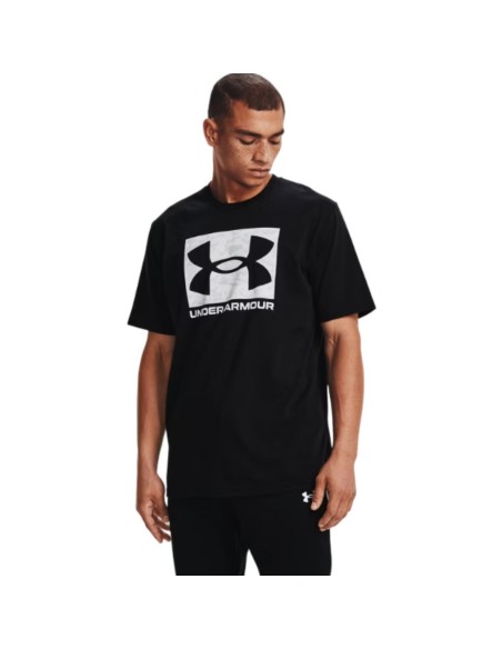 Camiseta Under Armour Hombre ABC Camo Boxed Logo Negra