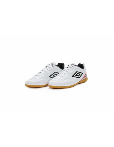 Zapatilla de Fútbol Sala Umbro Classico XIII IC White / Black / Fire Whirl
