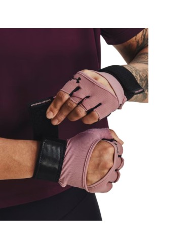 Guantes Under Armour Weightlifting Rosa