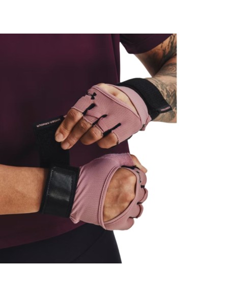 Guantes Under Armour Weightlifting Rosa