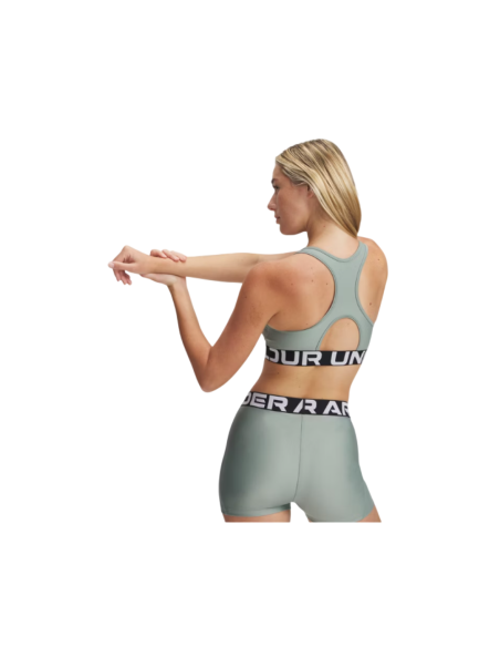 Sujetador Deportivo Under Armour Mujer HeatGear Verde