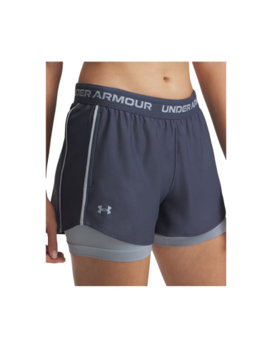 Short Under Armour Mujer Tech Plau Up 2-In-1 Marino