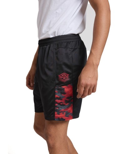 Short Umbro Pro Training Active Short Black / Red Dahlia