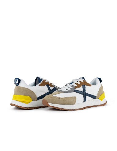 Zapatilla Munich Hombre Versatile Blanca