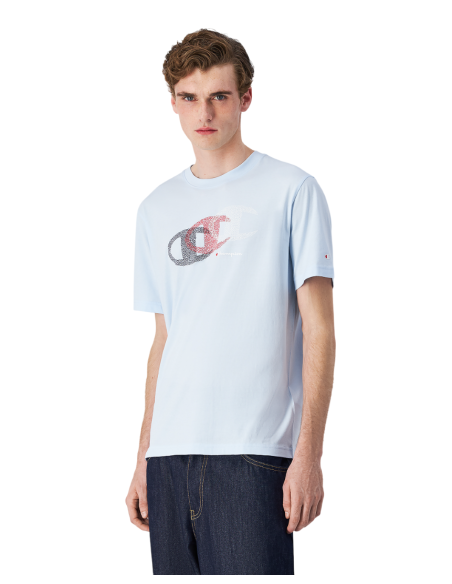 Camiseta Champion Hombre Celeste