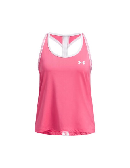 Camiseta Under Armour Mujer Tech Knockout Tank Rosa