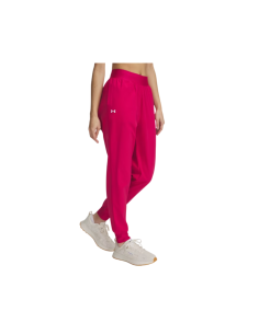 Pantalón Under Armour Mujer Rival High-Rise Woven Burdeos