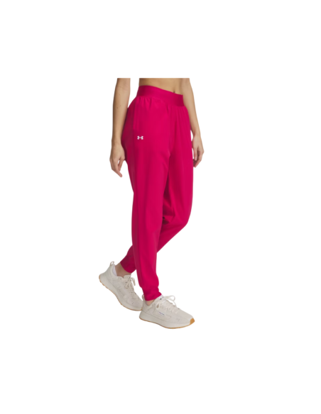 Pantalón Under Armour Mujer Rival High-Rise Woven Burdeos