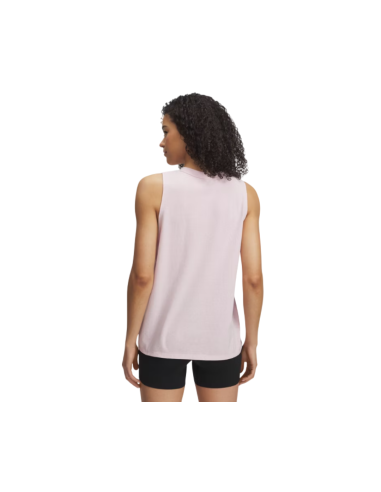 Camiseta Under Armour Mujer Rival Muscla Rosa