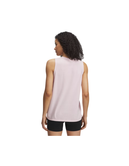Camiseta Under Armour Mujer Rival Muscla Rosa