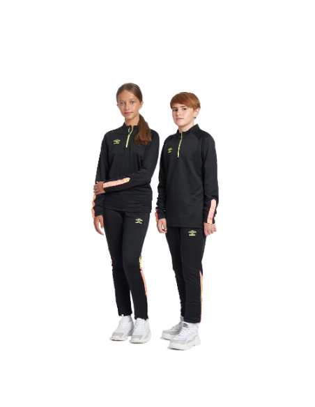 Sudadera Axis Half Zip Umbro Junior Negro Sudadera Axis Half Zip Umbro Junior Negro