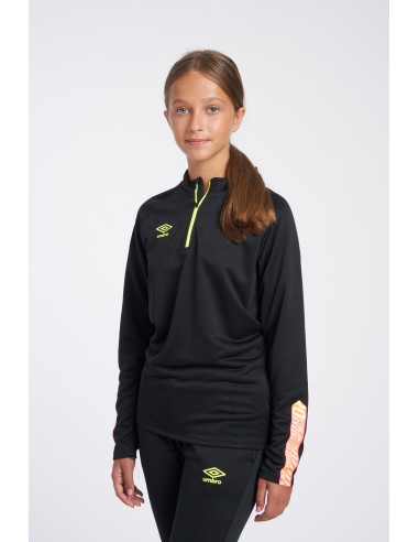 Sudadera Axis Half Zip Umbro Junior Negro