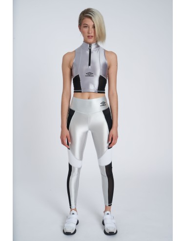 Malla Umbro Mujer Reflective Tech Performance Tight Plata