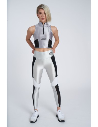 Malla Umbro Mujer Reflective Tech Performance Tight Plata