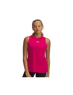 Camiseta Under Armour Mujer Rival Muscle Burdeos