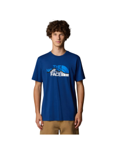 Camiseta The North Face Hombre Mountain Azul