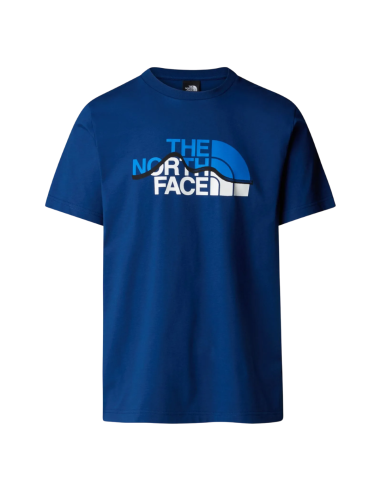 Camiseta The North Face Hombre Mountain Azul
