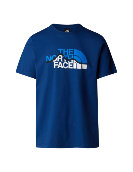 Camiseta The North Face Hombre Mountain Azul