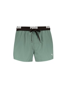 Bañador Puma Hombre Logo Verde