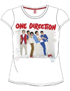 CAMISETA ONE DIRECTION BCO