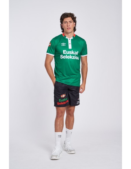 Short Euskal Selekzio Walking/22 Umbro Junior Negro