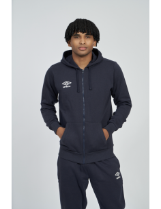 Chaqueta Umbro Mujer Wardrobe Zip Hoodie Small Logo Navy / White / Navy