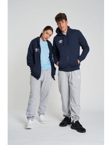 Chaqueta Umbro Mujer Wardrobe Zip Hoodie Small Logo Navy / White / Navy