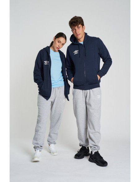 Chaqueta Umbro Mujer Wardrobe Zip Hoodie Small Logo Navy / White / Navy