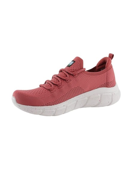 Zapatilla Skechers Mujer Bobs Flex Coral