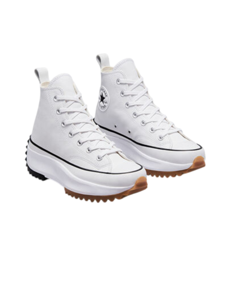 Zapatilla Converse Mujer Run Star Hike Platform Foundational Leather Blanca